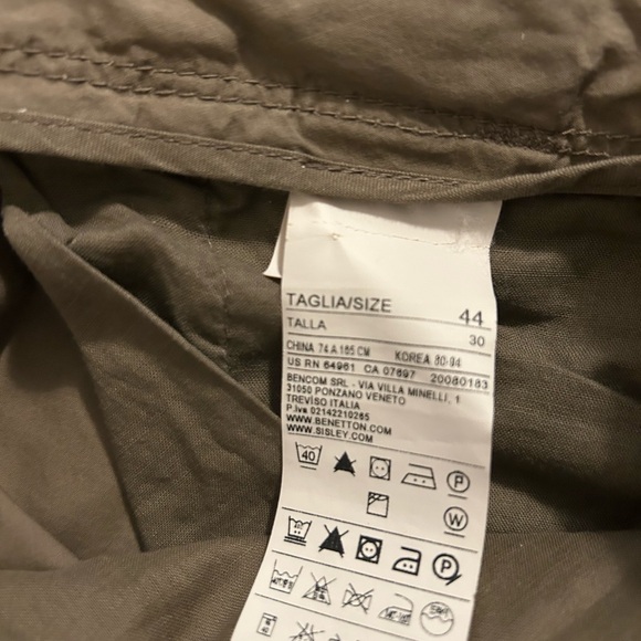 United Colors Of Benetton Khaki Pants - Picture 5 of 9